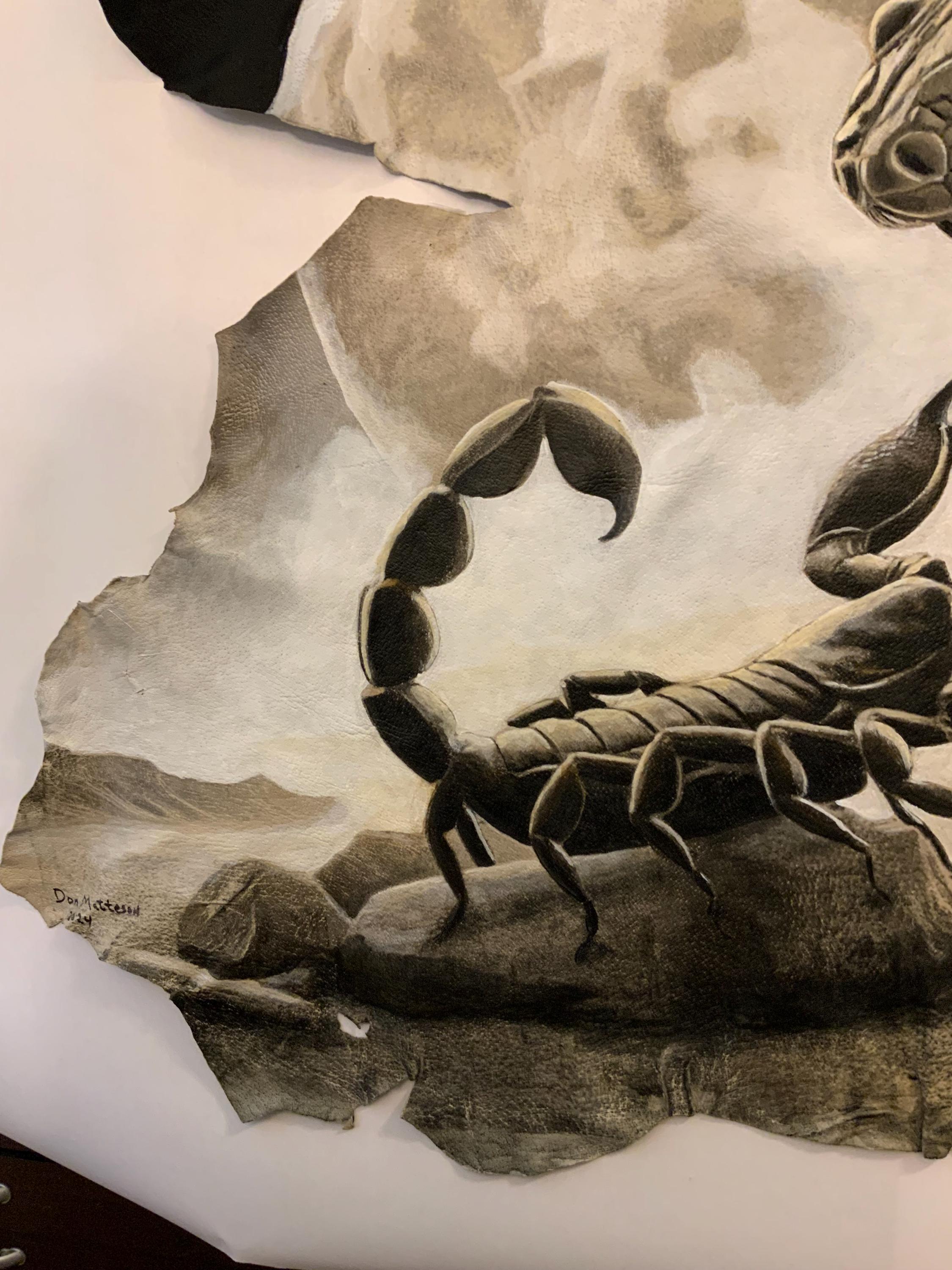 Scorpion and Rattle Snake Confrontation in the Moonscape - Etsy