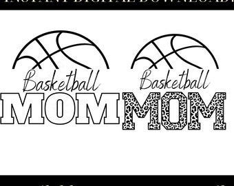 Basketball Mom SVG Bundle: Loud Mouth Mama, Sports SVG (Digital Download)