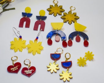 Filipino-Inspired Acrylic Earrings