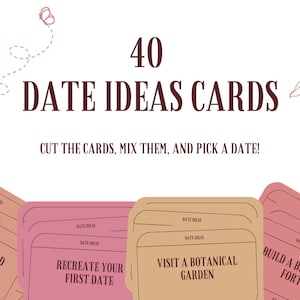 40 date idea cards
