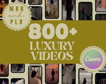 Luxury Stock Videos: Instagram Reels, Faceless Marketing (MRR, PLR)