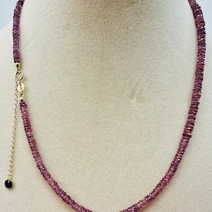 14-karat gold, multi sapphire necklace