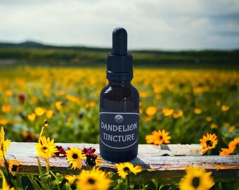 Dandelion Leaf Herbal Tincture | Natural Liver & Kidney Detox | Organic Herbal Extract 30 ml