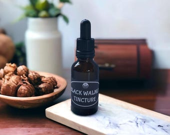 Black Walnut Herbal Tincture | Natural Digestive Cleanse & Detox | Organic Herbal Extract 30 ml