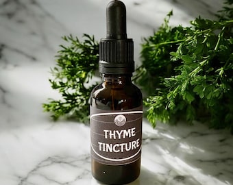 Thyme Herbal Tincture | Natural Respiratory & Immune Support | Organic Herbal Extract 30 ml
