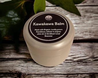 Kawakawa Balm | Natural Skin Healing & Eczema Relief | Handmade NZ Native Herbal Salve 50 g