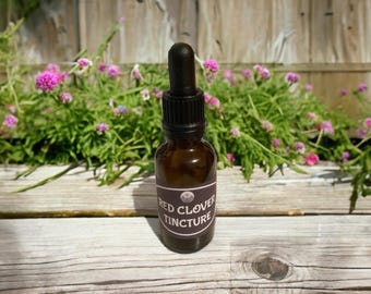 Red Clover Herbal Tincture | Natural Skin & Hormonal Balance | Organic Herbal Extract 30 ml