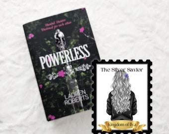 Paedyn the Silver Savior Vinyl Sticker | Powerless | Reckless | Powerful | Lauren Roberts | Booktok | Book Boyfriend