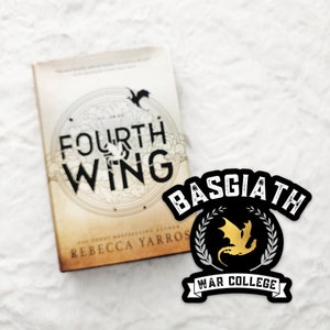 Basgiath War College Vinyl Sticker | Fourth Wing | Iron Flame | Onyx Storm | Rebecca Yarros | Booktok | Kindle
