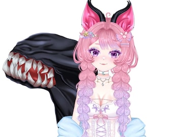 Squirrel Girl Venom Vtuber Asset |Squirrel Girl, Venom, Emote, Vtuber Asset