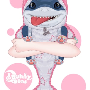 Jeff The Land Shark Vtuber Asset |Jeff, Emote, Vtuber Asset