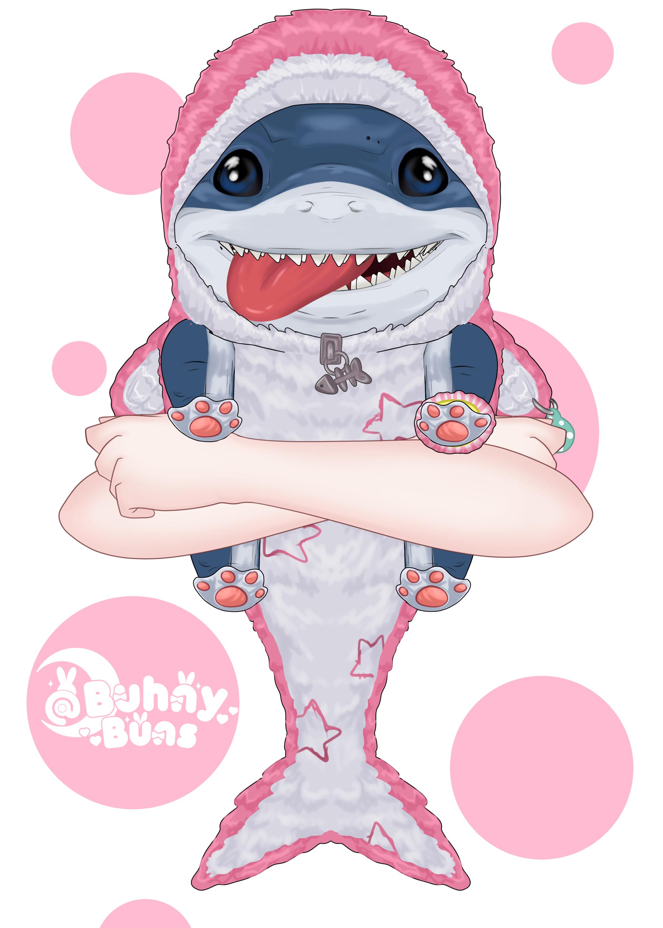 Jeff The Land Shark Vtuber Asset |Jeff, Emote, Vtuber Asset