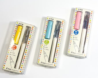 Pilot Kaküno Soft colors in extra fine, fine or medium nib strength - soft violet, soft blue, soft yellow