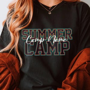 Personalized Summer Camp Shirt, Custom Camp Name Shirt for Kids, Camping Tshirt, Summer Vacation Shirt Camping Lover Shirt Adventure Camping