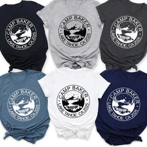 Personalized Family Lake Trip Shirt, Matching Group Family Lake Vacation T Shirt, Lake Crew Shirts, Lake House Vacation, Custom Lake Camping