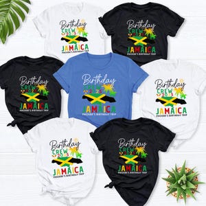 Personalized Jamaica Birthday Trip 2025 Shirt, Birthday Girl Jamaica 2025 Shirts, Birthday Celebration Tee, Girl Party Matching Shirt