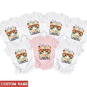 Personalized Graduation Cruise Crew Shirt, Custom Family Graduation Cruise Shirts, Graduation Vacation 2025 Shirts Class of 2025 Family Trip