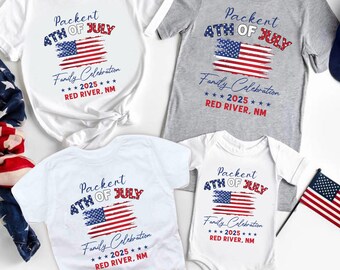 Personalized 4th of July Family Celebration 2025 Shirt, Patriotic Family Tee, July 4th Family shirts, Fourth of July Celebration