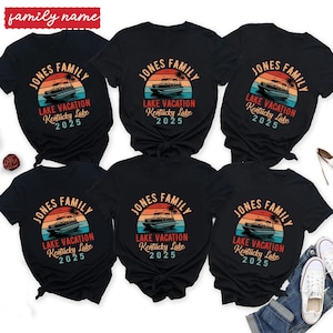 Personalized Family Lake Trip Shirts, Family Vacation Shirts, Gift for Travel Lover, Summer Vacation Shirt, Lake Life Family Matching shirt