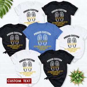 Personalized Boot Camp Graduation Shirt, Custom Proud Army Family Matching Shirts, Bootcamp Family Matching Tee, Family Day Boot Camp Gift