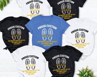 Personalized Boot Camp Graduation Shirt, Custom Proud Army Family Matching Shirts, Bootcamp Family Matching Tee, Family Day Boot Camp Gift