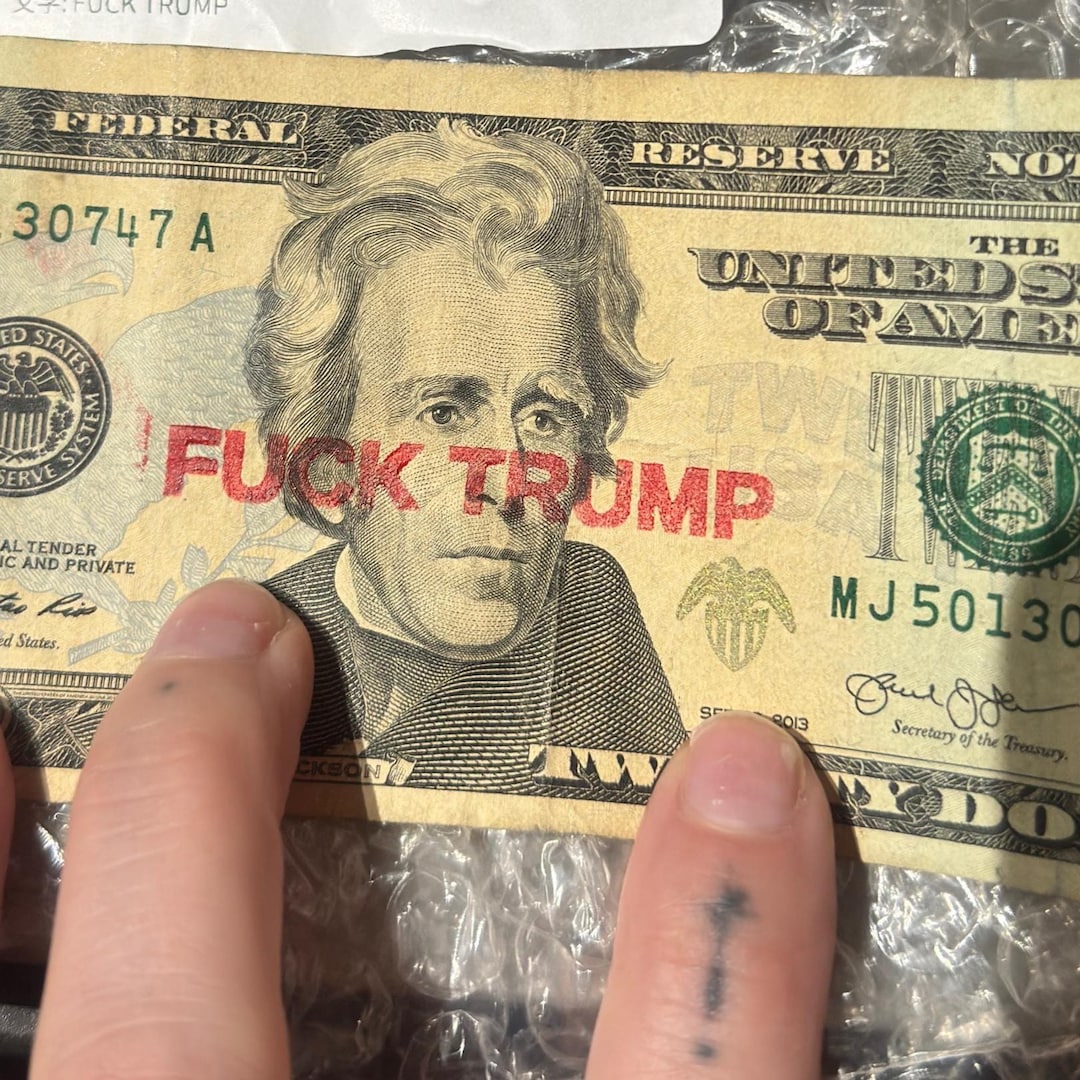 Queer owned small business* Fuck Trump Self-Inking Rubber Stamp - Multiple colors Anti Tru
