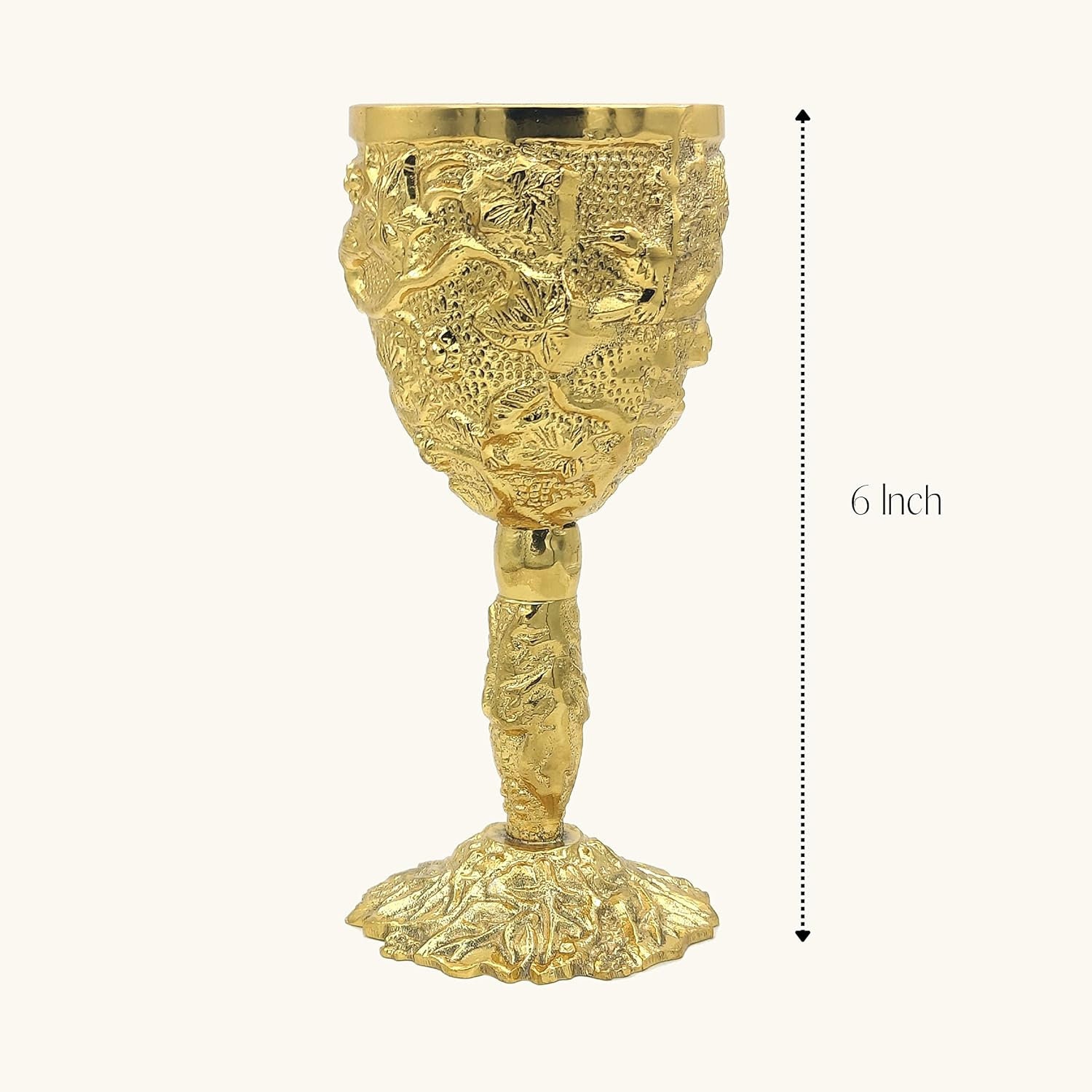 Ritual Kelch Aus Messing - Goldener Altar Becher Für Zeremonien