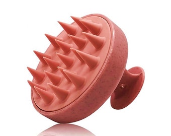 Brosse de massage et exfoliation du cuir chevelu et brosse à shampoing en silicone