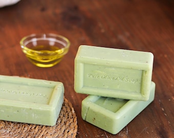 Turkish Hammam Olive Oil Soap: Vegan Herbal Bath Soap (125 gr)