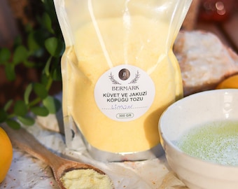 Lemon Bubble Bath Powder, Refreshing Lemon Soak Spa Experience