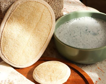 Natural Loofah Pad: Eco-Friendly Exfoliating Sponge