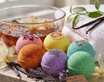 Aromatherapy Bath Bomb: Essential Oils, Vegan Spa Fizz (80g)