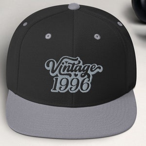 Embroidered Vintage 1996 Snapback Hat | I love the 90s | Throwback 1990s