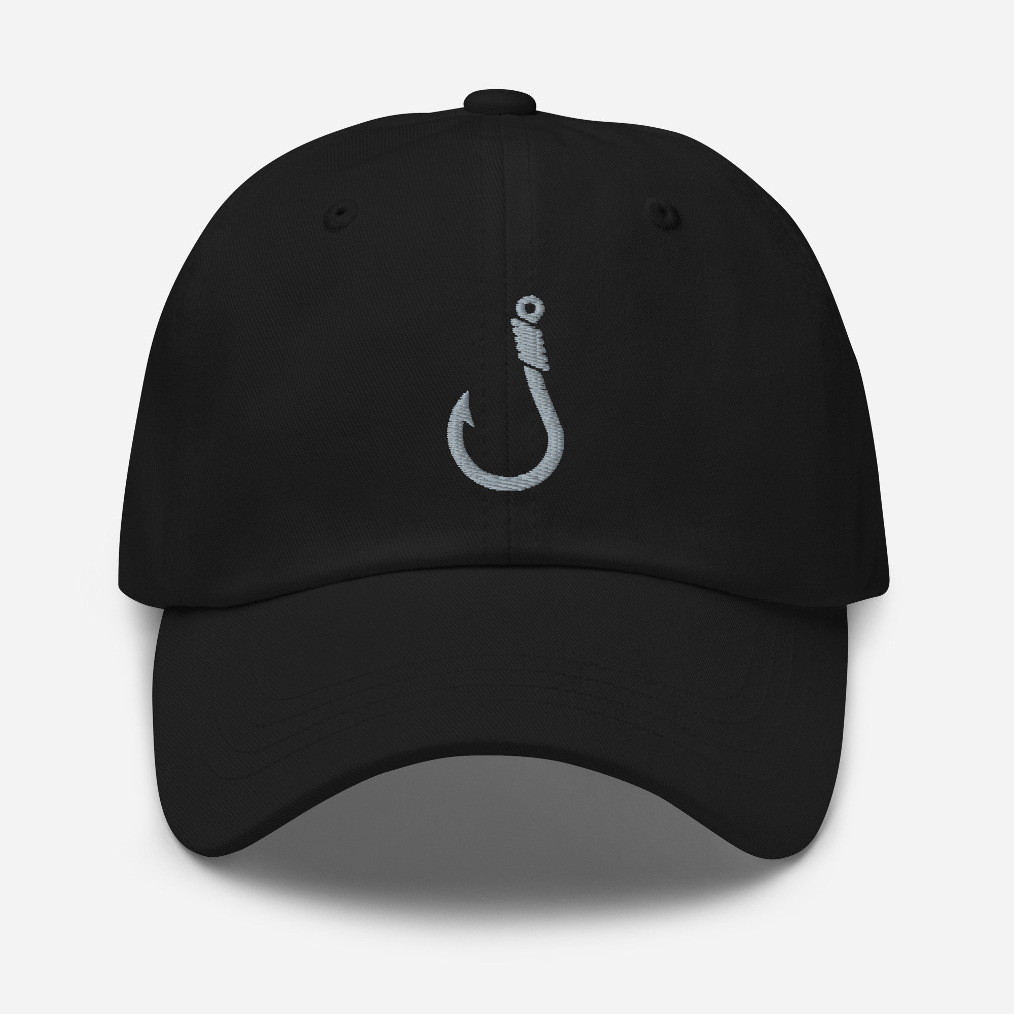 Embroidered Fishing Hook Hat: Sportfishing Boating Cap
