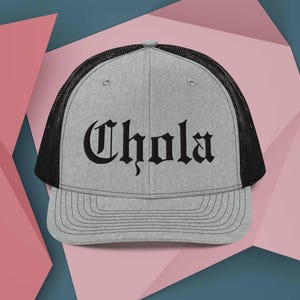 Chola hat cholo/chola Trucker hat chola snapback Embroidered hat