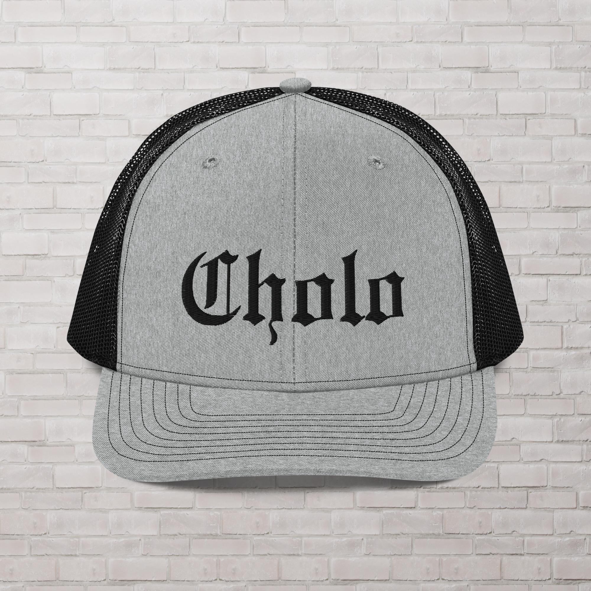 Embroidered Cholo Trucker Cap: Structured Fit Gangster Hat - Etsy