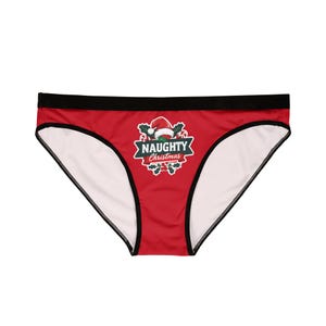 Naughty or Nice? Christmas Panties for a Hilarious Gift Exchange, Sexy Underwear, Gag Gifts, Holiday Lingerie, Joke Present