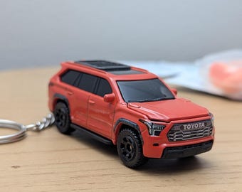 Custom keychain fit Toyota Sequoia