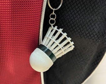 Custom badminton keychain