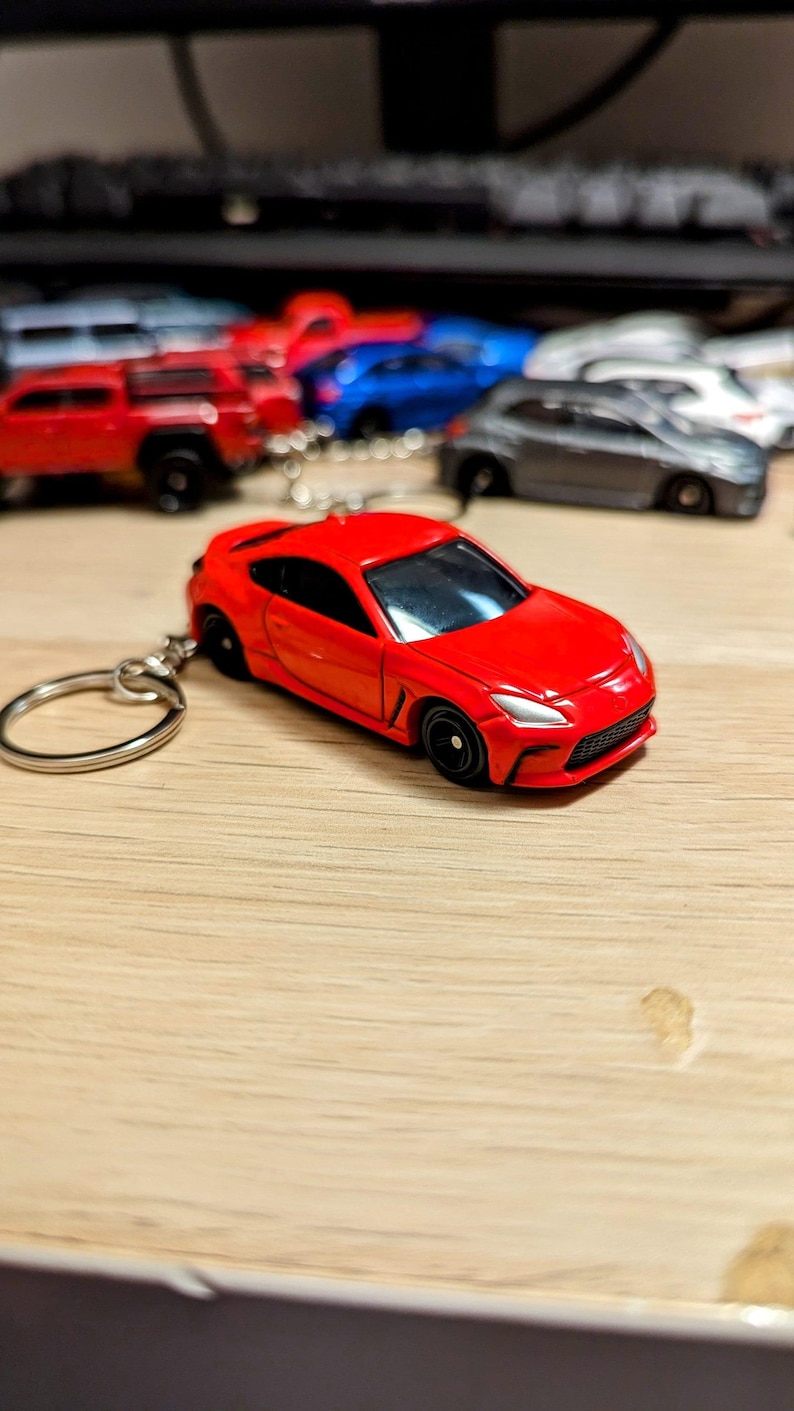Custom keychain fit toyota GR86 Red