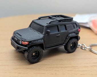 Custom keychain fit Toyota FJ cruiser