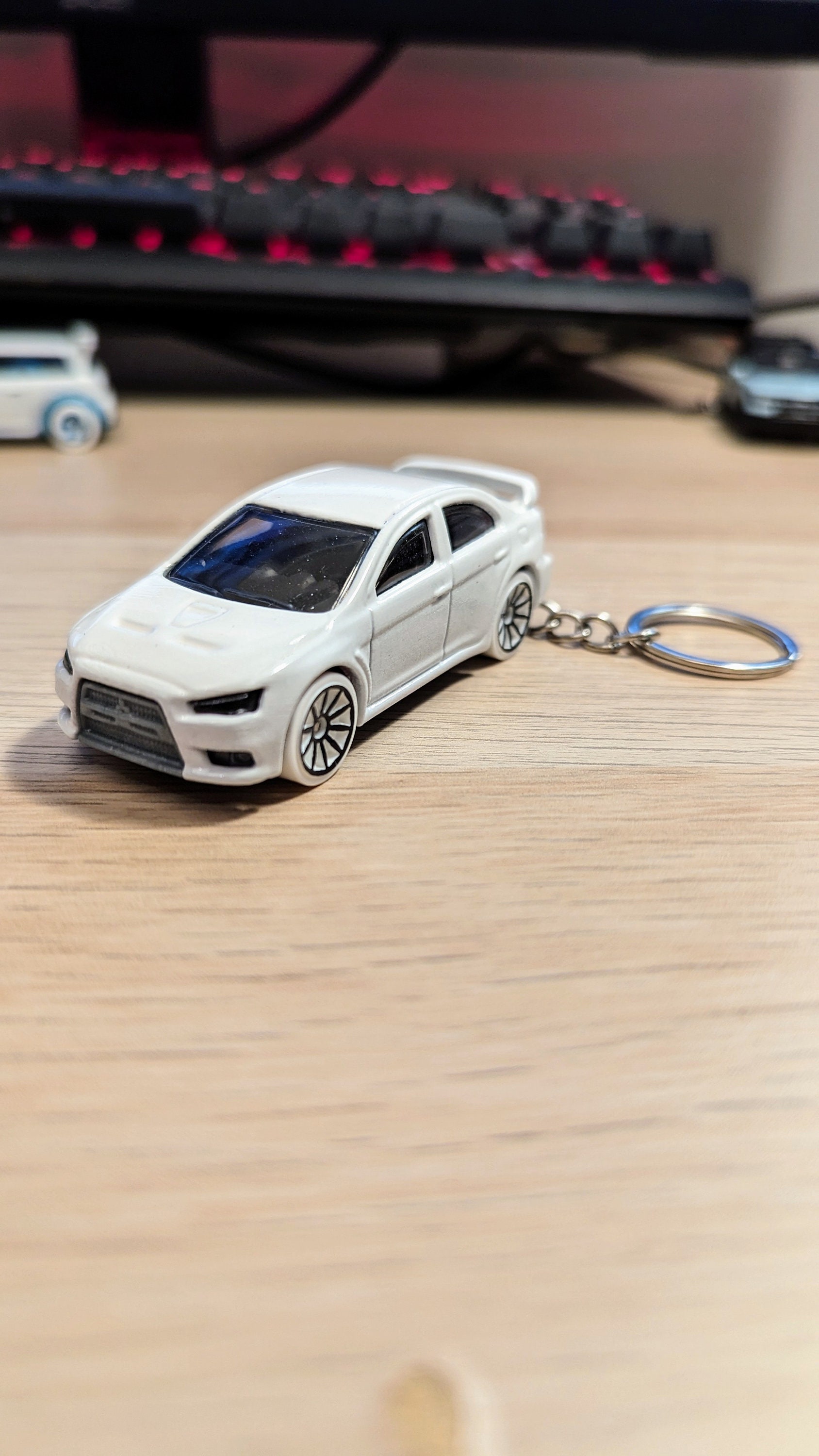 Porte cles personnalise Mitsubishi Lancer Evolution Etsy France