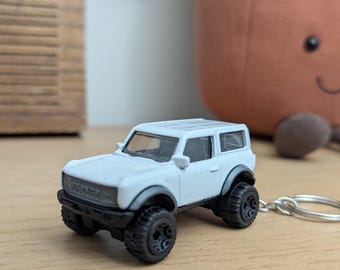 Custom Ford bronco keychain