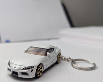 Custom Toyota Supra keychain