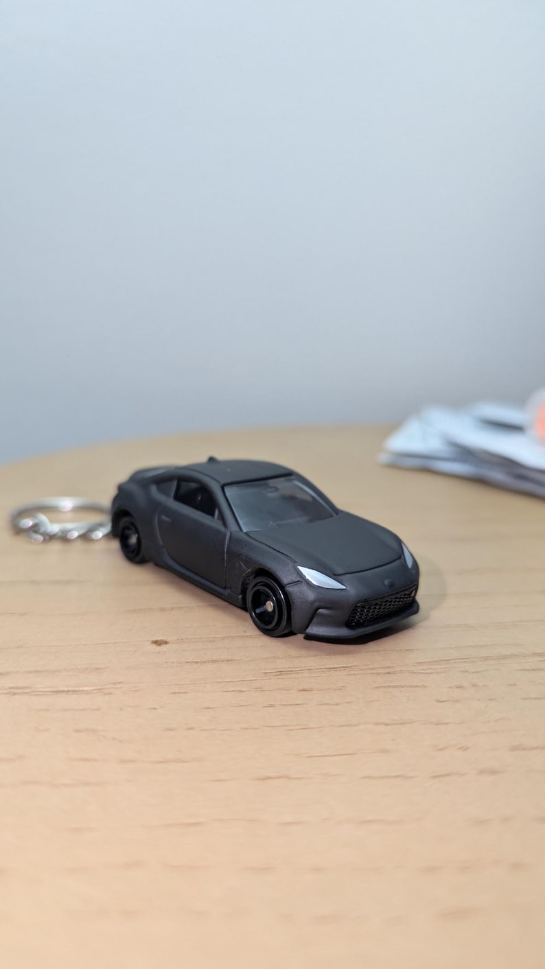Custom keychain fit toyota GR86 Matte black