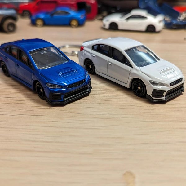 Custom keychain fit Subaru WRX STI