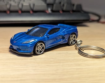 Custom Chevy Corvette Keychain