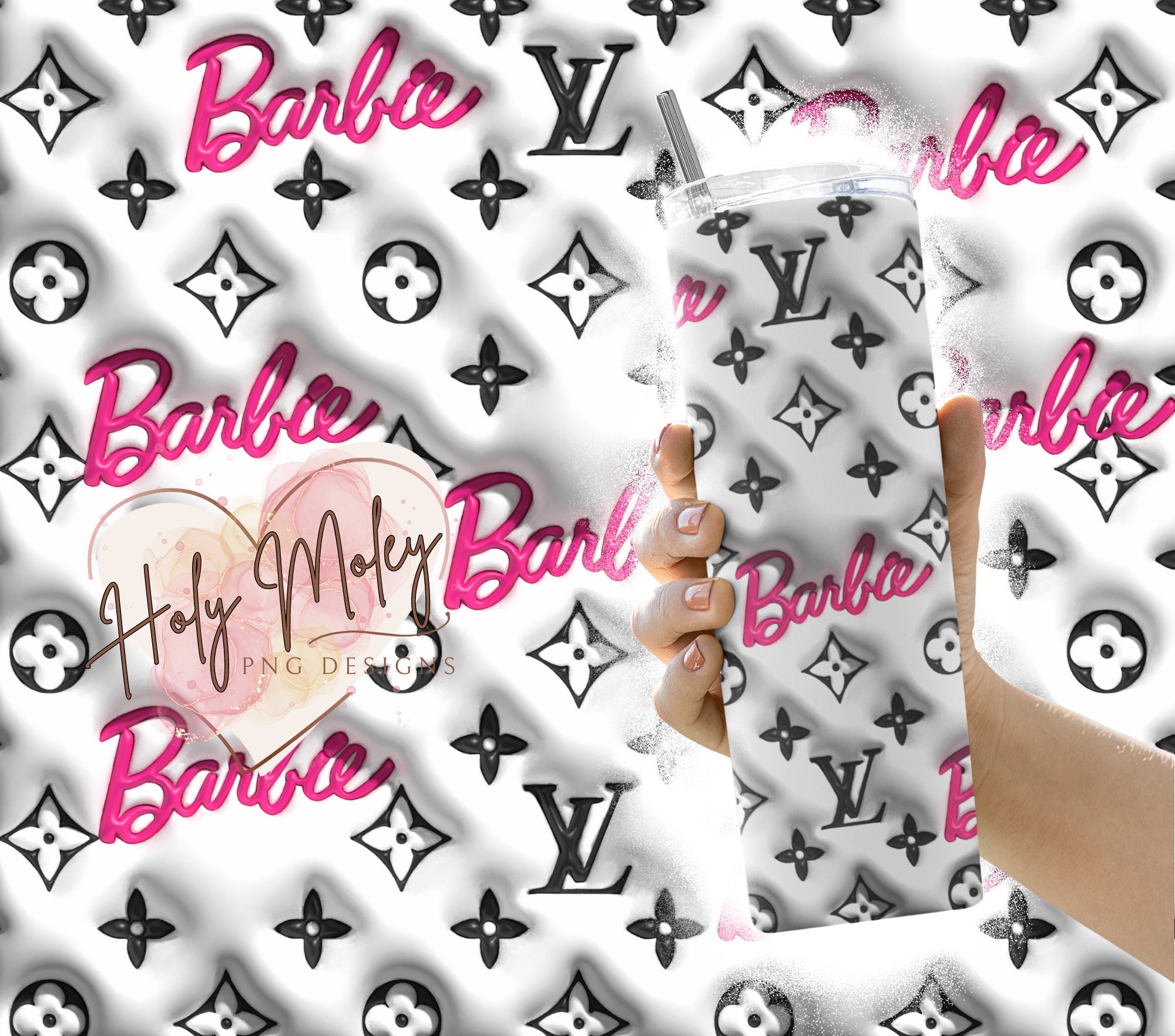 pink barbie louis vuitton wallpaper