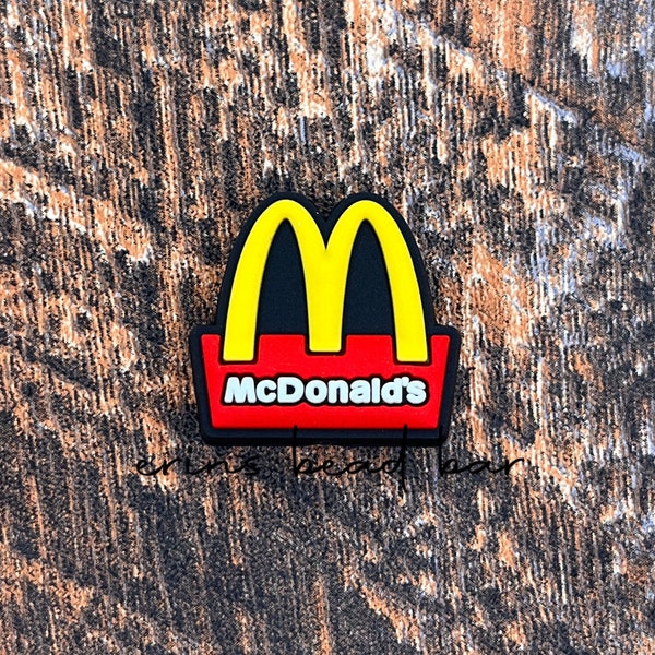 McDonalds Silicone Focal, Fast Food Focal, Food Focal Bead, Silicone Focal Bead, Beaded Pens