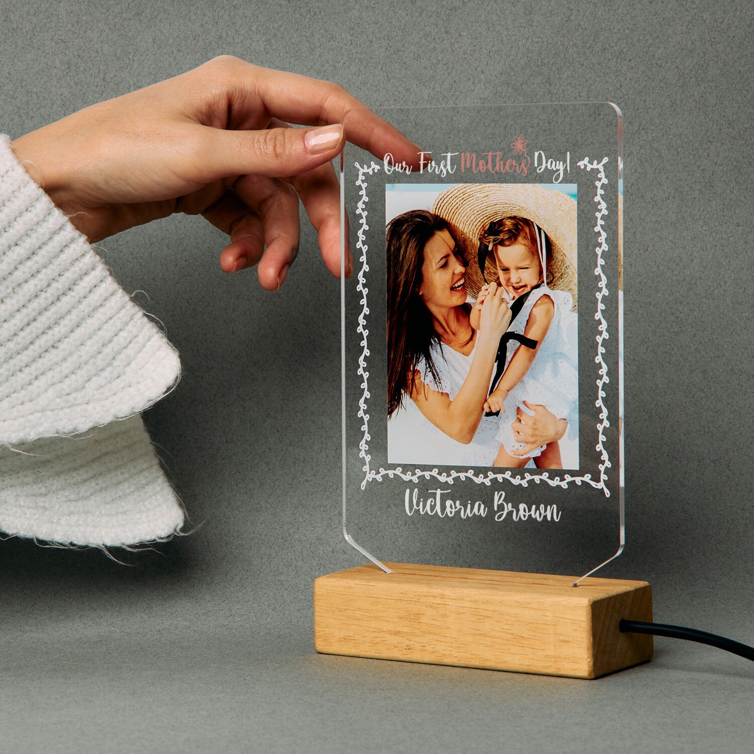 Mother's Day Gift, Custom Photo Acrylic Plaque